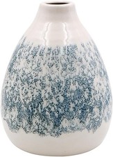 The Leonardo Collection Ceramic Bud Vase - Aqua Medium