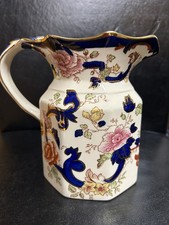 Masons Blue Mandalay Ironstone Jug