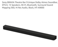 SONY HT-XF9000 SOUNDBAR HOME