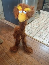 DOOZY Plush Fluffy Brown Bird