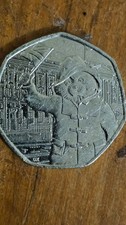 Paddington Bear 50p Coin Rare Collectible With Crisp Packet Error