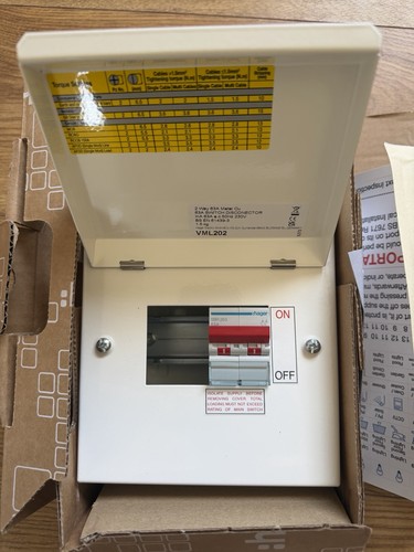 Hager vml202 way metal - hager,