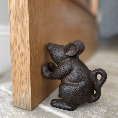 Cast iron mouse door - cast,