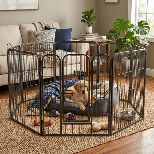 Heavy duty medium - playpen, dog