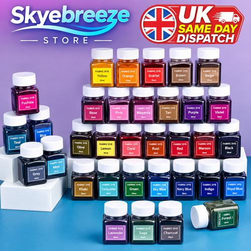 All purpose fabric dye - purpose, powder