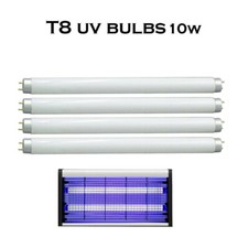 10W T8 Fluorescent Light Bulb Tube Fly Zapper Insect Bug Killer UV Light Bulbs