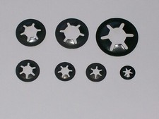 10 x Push On Starlock Washers