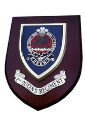 2 Bn The Queens Regiment Military Wall Plaque uk hand made fo MOD