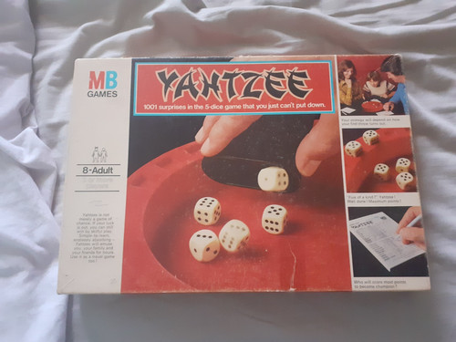 Games vintage 1976 - vintage, yahtzee