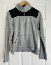Women’s Victorias Secret Pink 1/4 Zip Sweatshirt Size M