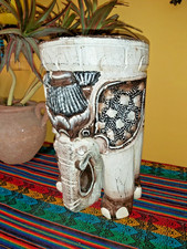 HAND CARVED ALBESIA WOOD