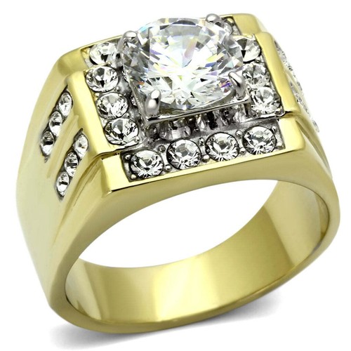 Mens gold ring pinky signet - mens,