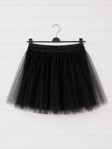 Punk rave black tulle - punk,