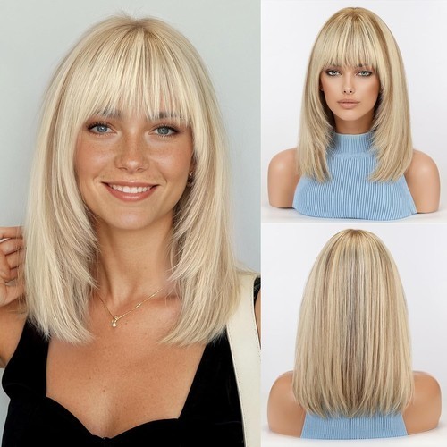 14inch blonde highlight - highlight, bob
