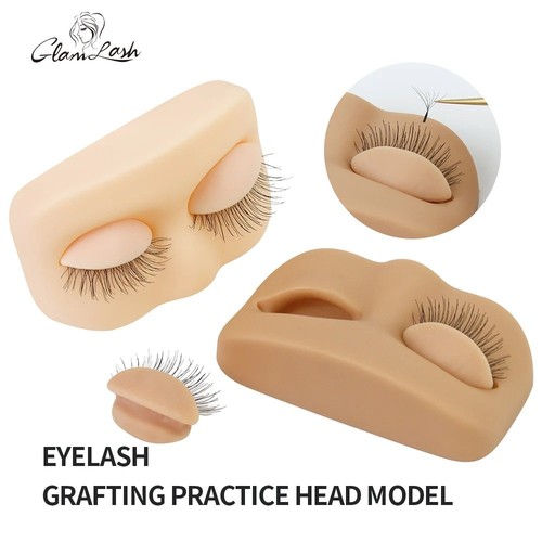 Practice head eyelash - head,