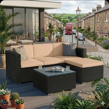 Seater rattan garden - rattan, sofa