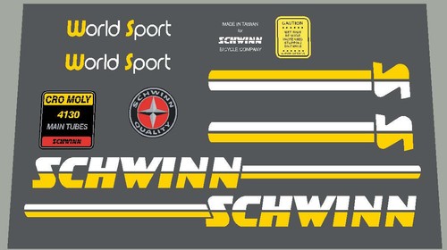 Schwinn world sport - world, 1984