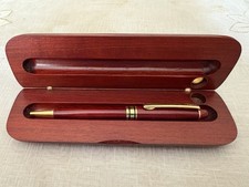 Guinness Pen In Lovely Wood Case In VG Cond See Photos