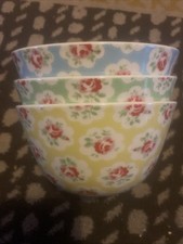 BNIB Cath Kidston 4x Provence Rose Cereal/Pudding Bowls
