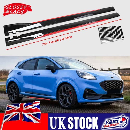 Gloss side look skirts - 78.7",