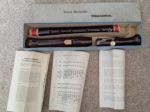 Vintage musima tenor - tenor, recorder
