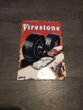 Vintage Style Firestone Tyre Enamel 12x8” Garage/Advertising Sign