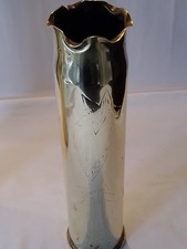 Trench Art Shell with Fluted