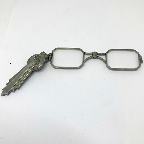 Art deco folding lorgnette - art,