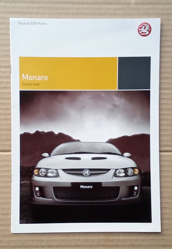 Vauxhall monaro brochure - vauxhall,