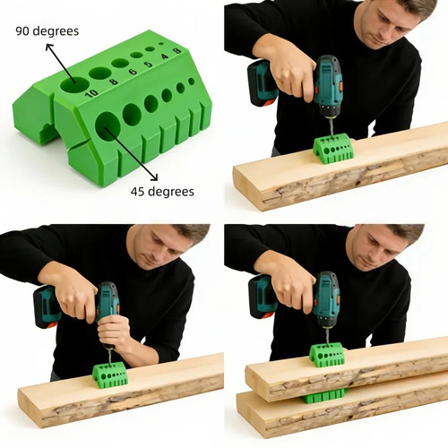 Portable angle drill - 45°,