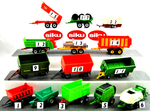 Various siku farm machinery - siku,