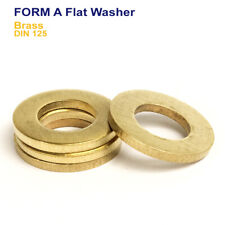 FORM A FLAT WASHERS BRASS M2