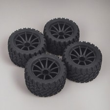 1/16 RC Tires Wheels 12mm Hex W/Foam Inserts for E-Revo VXL E Revo TruckV0