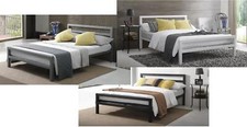 Strong,Solid,Metal Bed Frame,Bedstead,Heavy Duty,White,Grey,Black