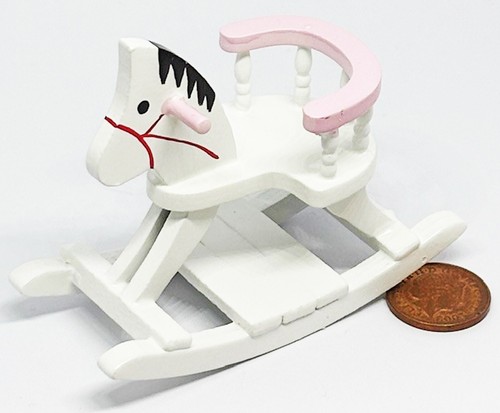 Dolls house rocking - dolls, horse