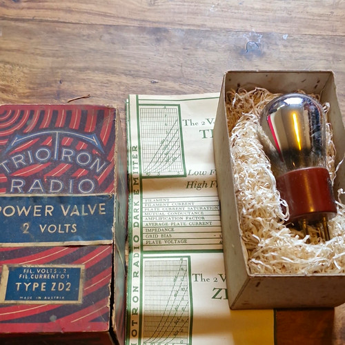 Triotron zd2 radio power valve - power,