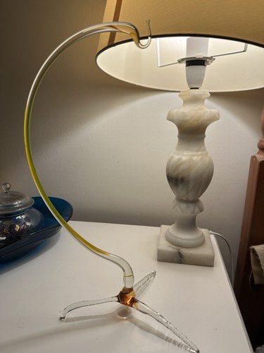 Vintage hand blown - glass, swan