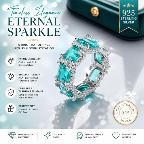 925 sterling silver - 925, aquamarine