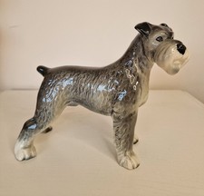 Coopercraft Schnauzer Salt and Pepper Grey Dog Ornament Figurine 
