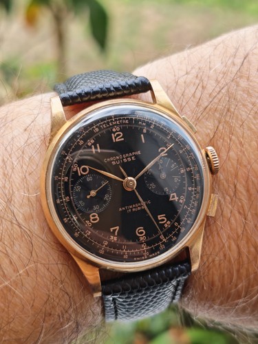 Vintage chronographe suisse - vintage,