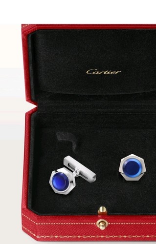 Cartier men silver cufflinks - men's,