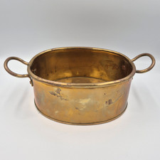 Vintage Brass Trough Planter