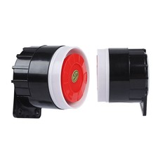 120dB DC 12V Mini Red Wired Horn Siren Sound Alarm System Warning Horn For Home