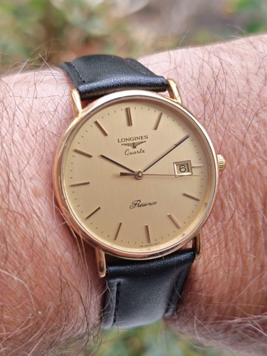 Longines présence quartz - présence, quartz,