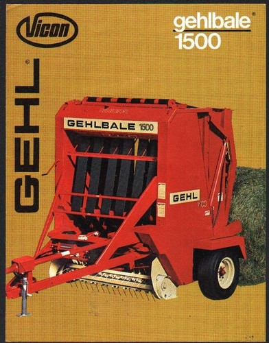 Gehl 1500 round - "1500",