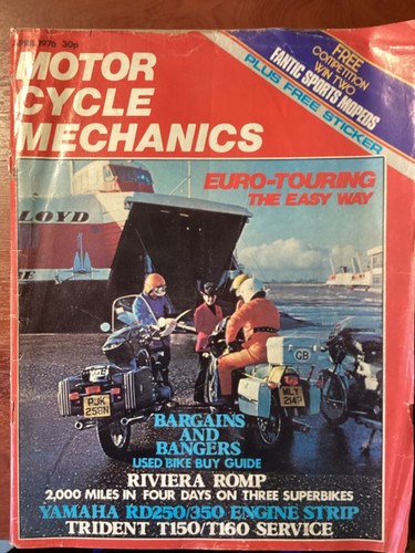 Motorcycle mechanics april - mechanics,