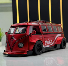 VW T1 Vintage Diecast Model Car Toy Collection Kids Light&Sound Gift