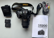 Nikon D5200 DSLR, 18-55mm