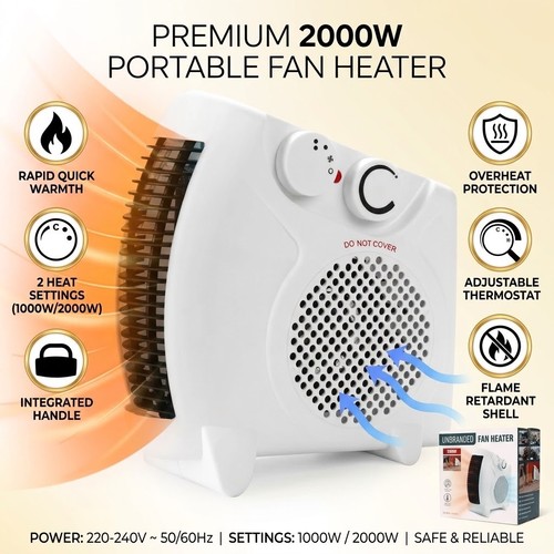 Fan heater 2kw - in, 1