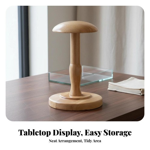 Hat display stand solid - display, wood